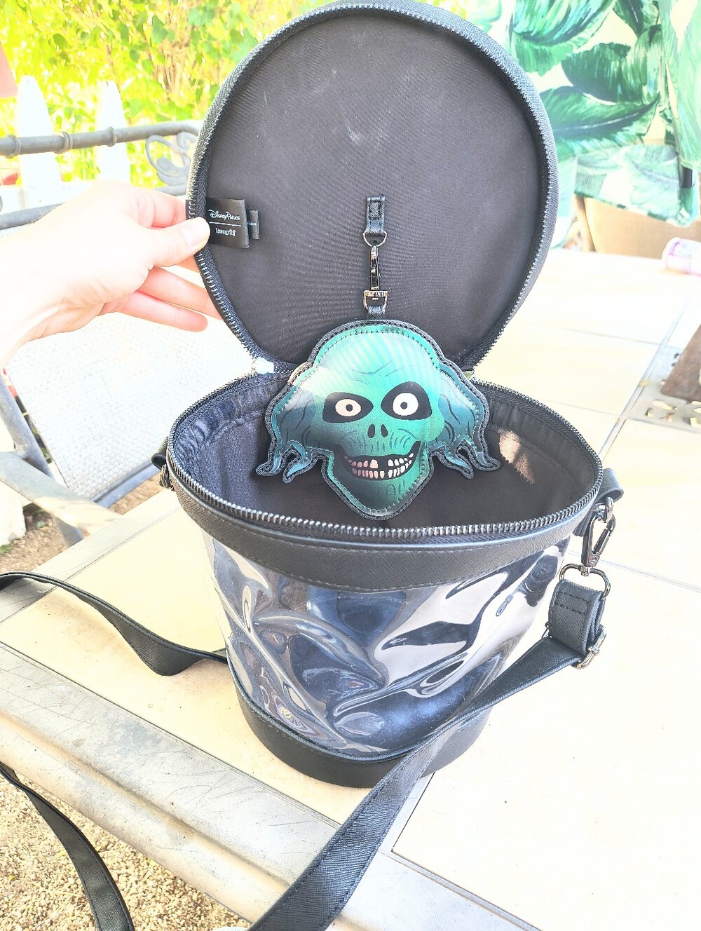 Loungefly Disney Parks Haunted Mansion 50th Anniversary Hatbox Purse